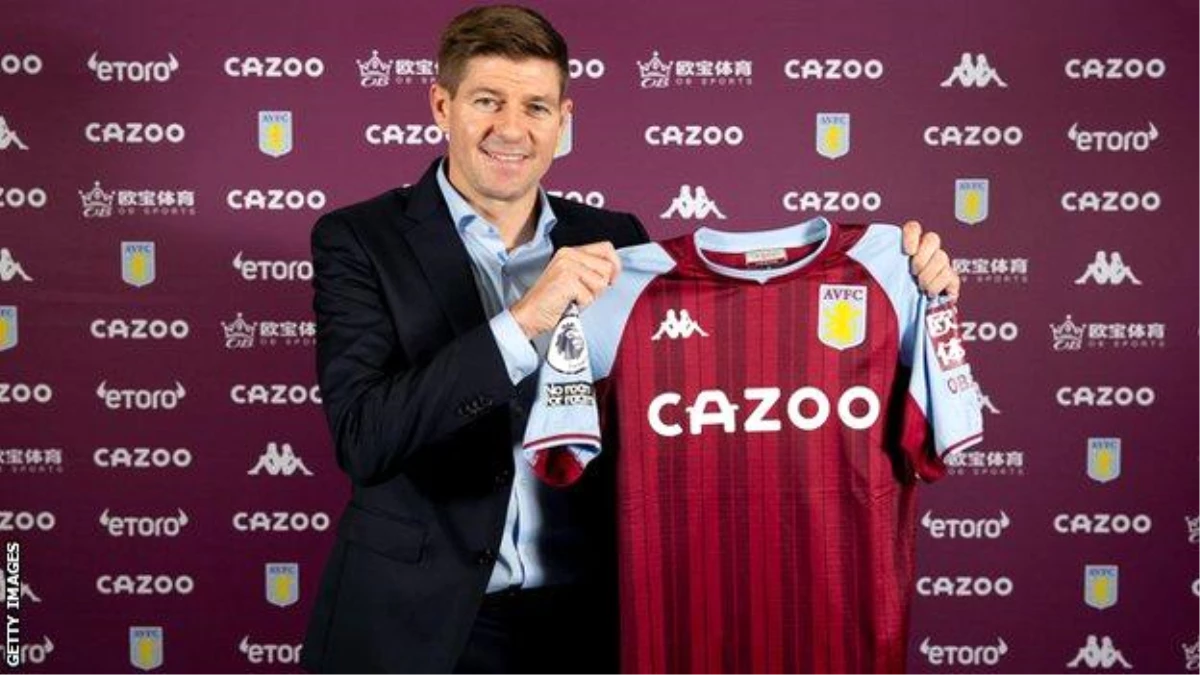 Steven Gerrard, Aston Villa\'nın yeni menajeri oldu