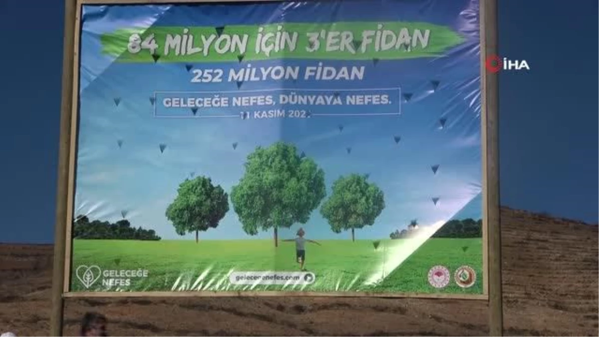 Uşak\'ta hedef 1 milyon 107 bin fidan