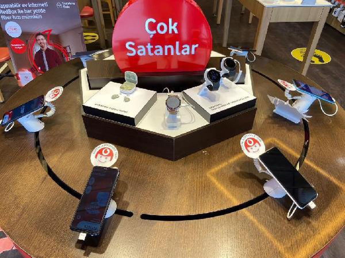 Vodafone satış noktalarında dijital dönem