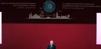 Cumhurbaşkanı Erdoğan, Türk Konseyi Devlet Başkanları 8. Zirvesi'nin basın toplantısında konuştu: (1)