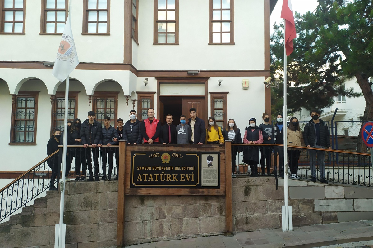 Havza Gençlik Merkezinden Atatürk Haftası ziyareti
