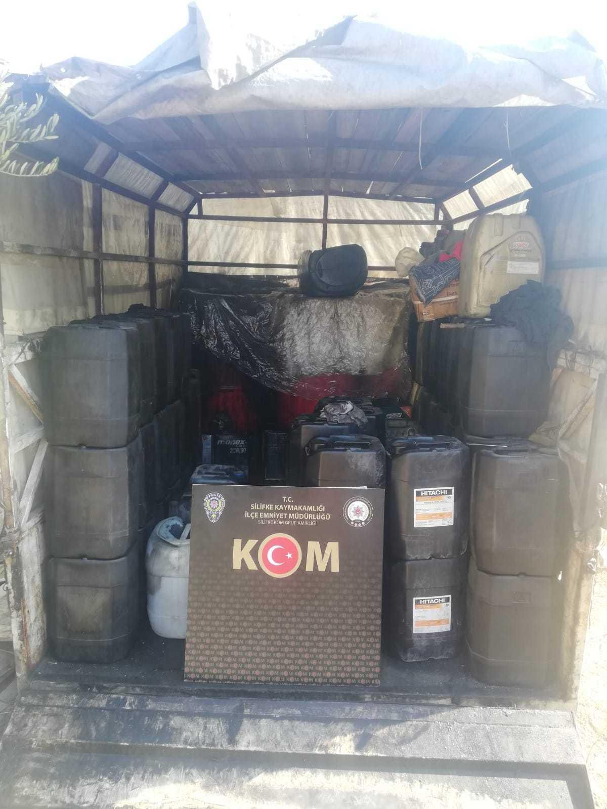Mersin\'de 2 bin 413 litre kaçak akaryakıt geçirildi