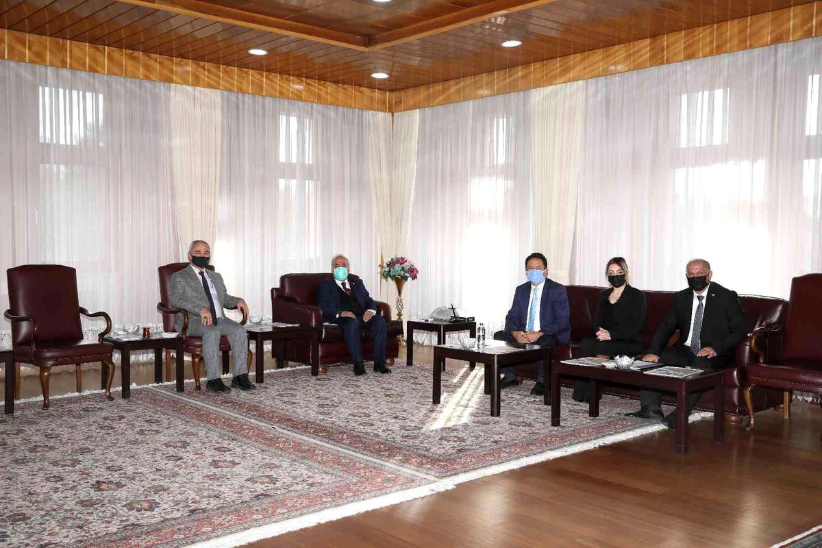 Rektör Çomaklı, Erihder yöneticileri ile bir araya geldi