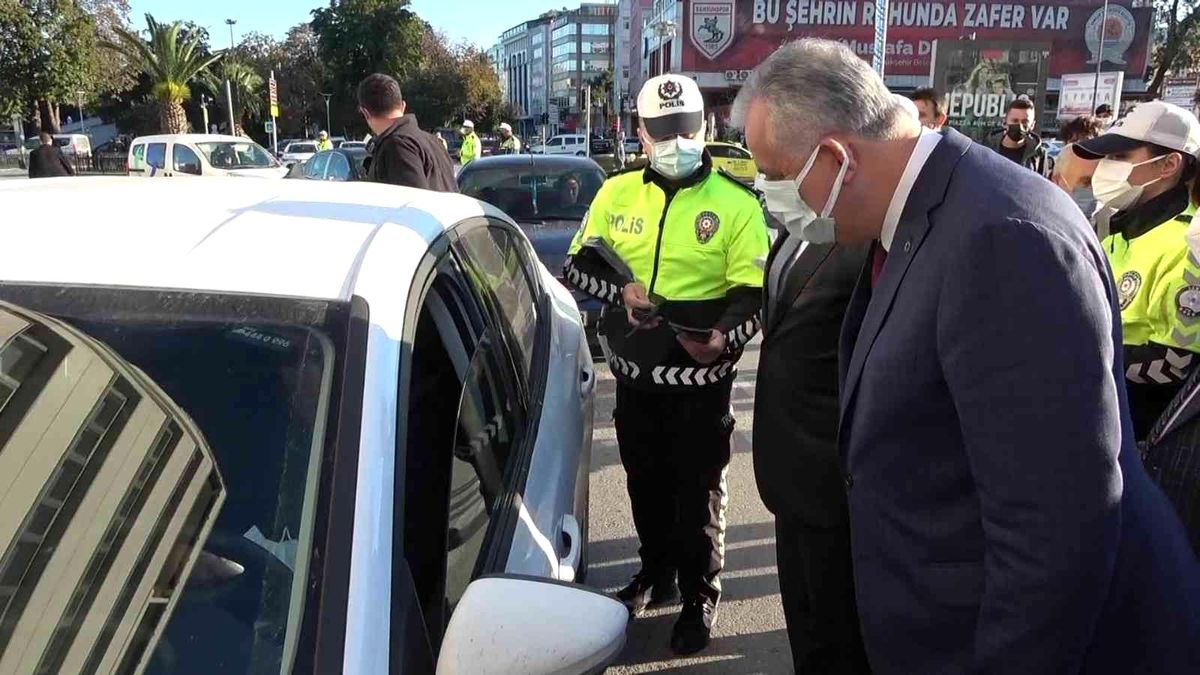Samsun\'da \'Bir Hareketine Bakar Hayat\' trafik uygulaması