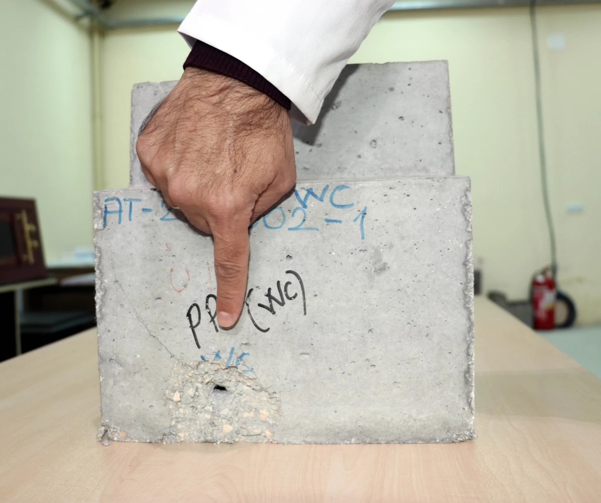 Son dakika... Tahrip gücü yüksek silahlara karşı "modüler balistik lego beton" üretildi