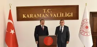 Son dakika haberi | TBMM Küresel İklim Değişikliği Araştırma Komisyonu Başkanı Veysel Eroğlu Vali Işık'ı ziyaret etti