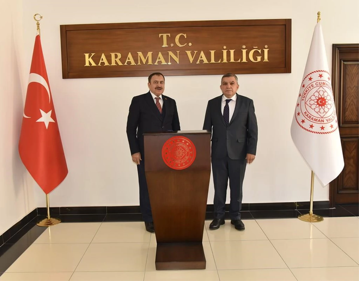 Son dakika haberi | TBMM Küresel İklim Değişikliği Araştırma Komisyonu Başkanı Veysel Eroğlu Vali Işık\'ı ziyaret etti
