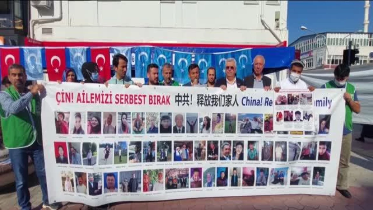 Çin\'in Uygur Türklerine yönelik politikası protesto edildi