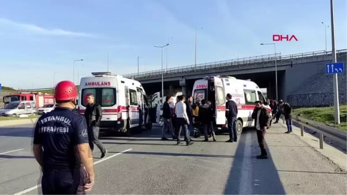 İSTANBUL-SULTANGAZİ\'DE KAZA TUTANAĞI TUTMAYA GİDERKEN YİNE KAZA YAPTI