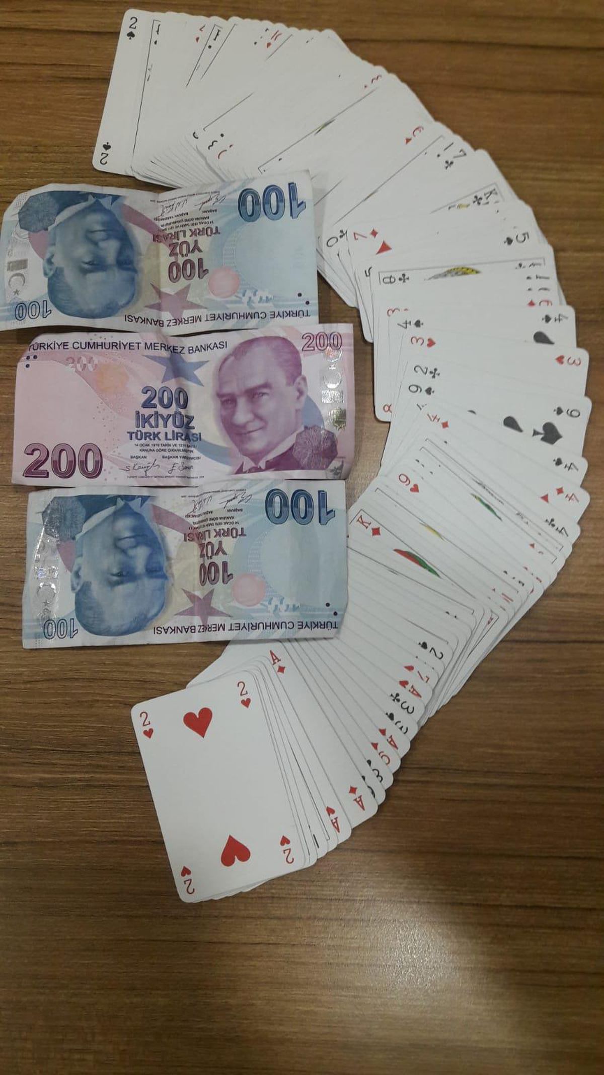 Kayseri\'de kumar oynayanlara 6 bin 680 lira ceza