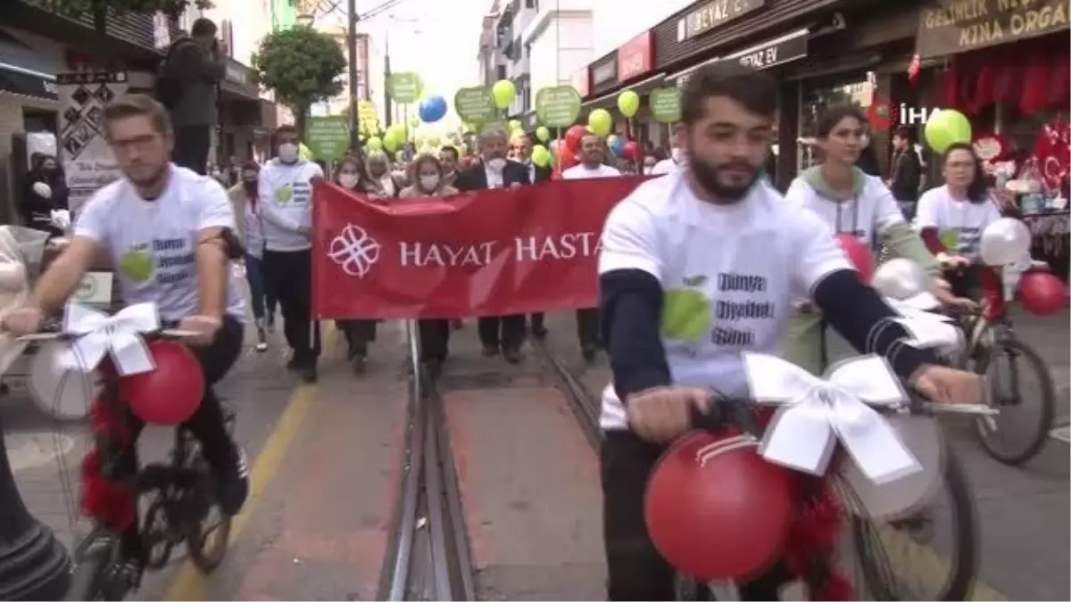 Sağlıkçılar "Hareket berekettir" sloganıyla yürüdü