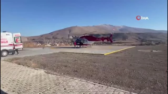 Saadettin amcaya helikopterli müdahale