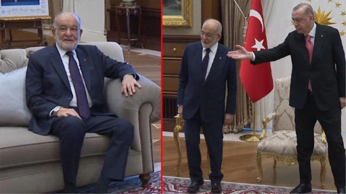 Temel Karamollaoğlu, Cumhurbaşkanı Erdoğan\'la görüşmesindeki koltuk detaylı hakkında bilgilendirdi: Anlatıldığı gibi değil