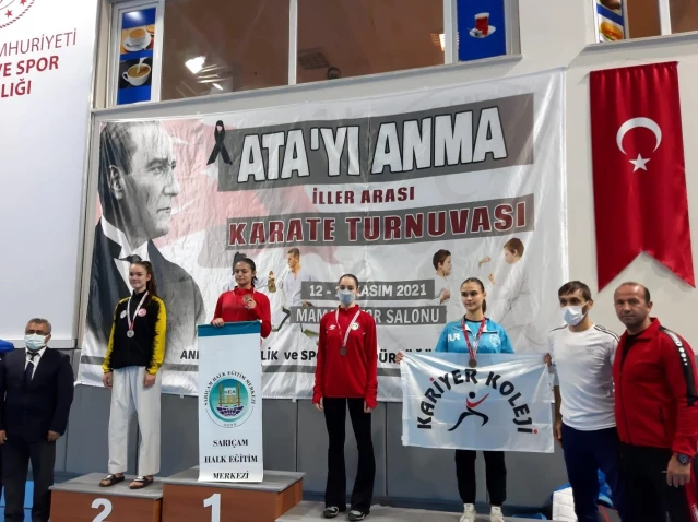 Bağlar Belediyesporlu karateciler Atatürk Kupasında coştu