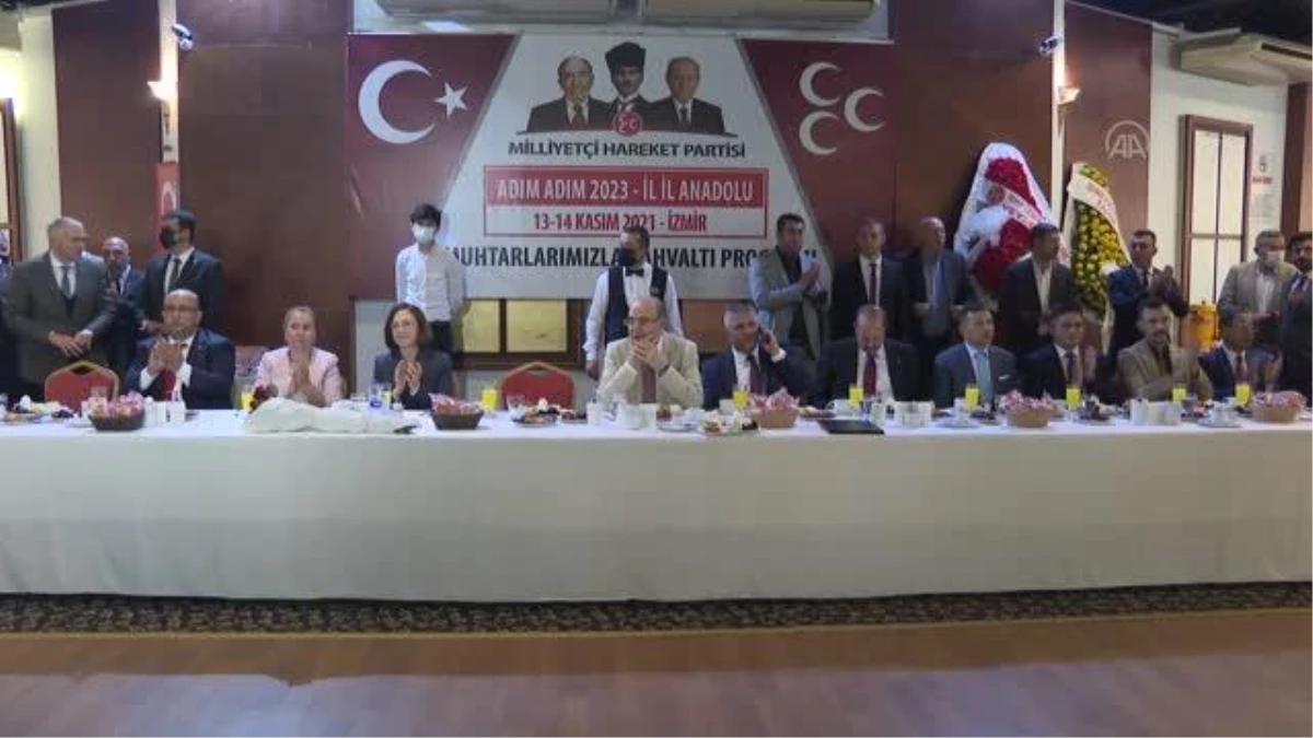 MHP\'li Mevlüt Karakaya, İzmir\'de muhtarlara seslendi