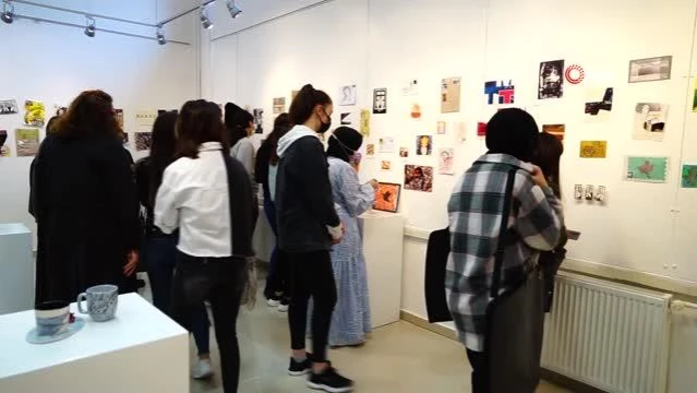10 ülkeden 238 sanatçıdan toplandı: 'Posta sanatı' eserleri beğeniye sunuldu