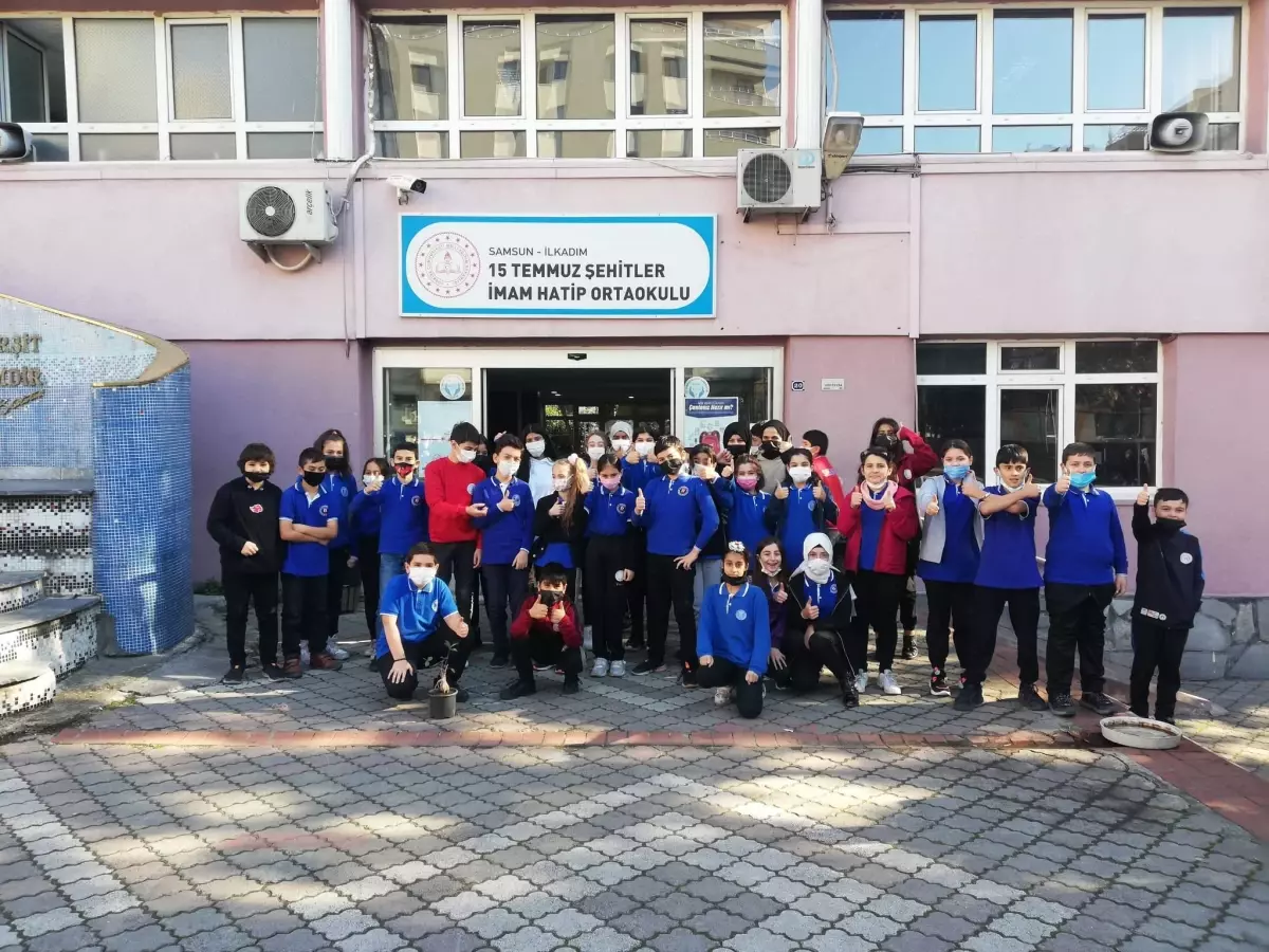 Son dakika... 15 Temmuz Şehitler İmam Hatip Ortaokulunun iklimle ilgili projesine ödül