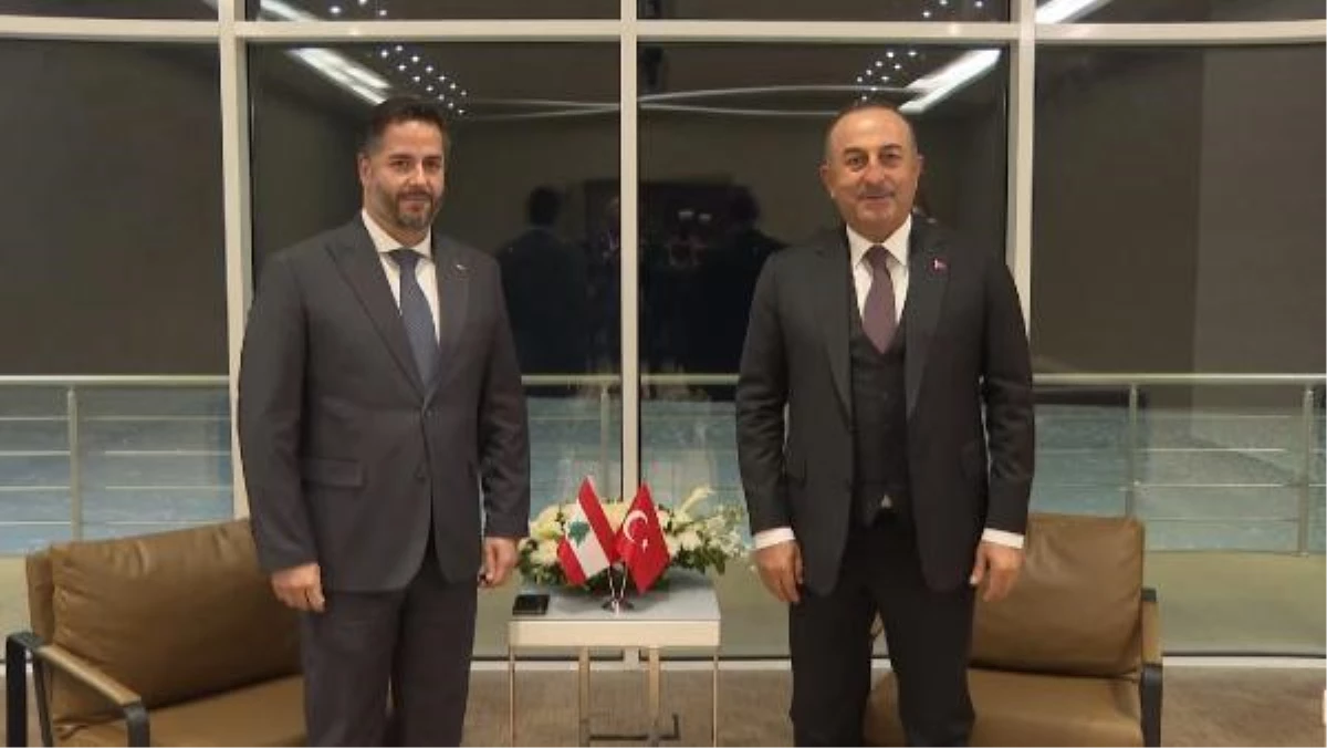 Dışişleri Bakanı Çavuşoğlu, Lübnan Ekonomi Bakanı ile görüştü