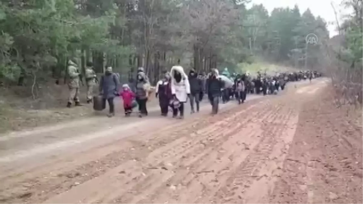 Düzensiz göçmenler Polonya sınırına dayandı (2)