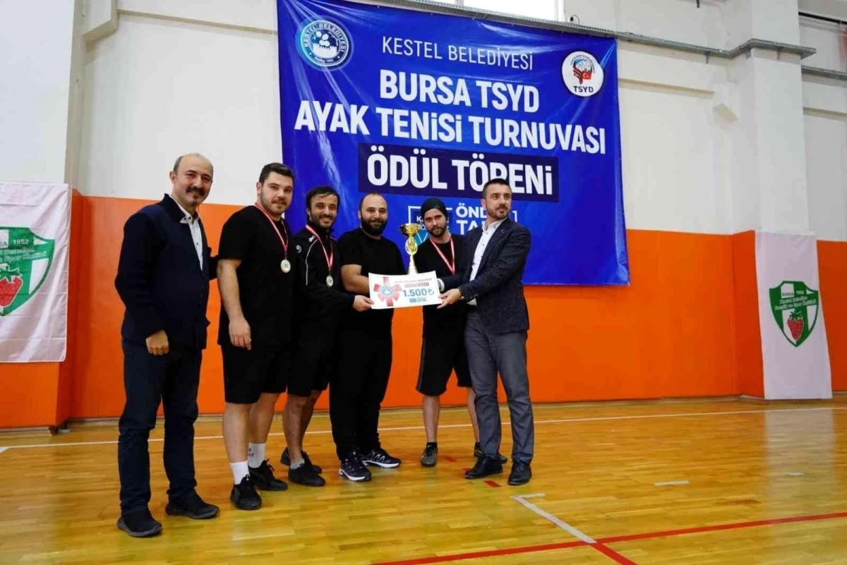 Kestel Belediyesi TSYD Ayak Tenisi Kupası\'nda şampiyon belli oldu