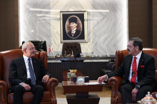 Kılıçdaroğlu'ndan TOBB Başkanı Hisarcıklıoğlu'na yaptığı sürpriz ziyaret sonrası açıklama: Zırvalıklarla karşı karşıyayız