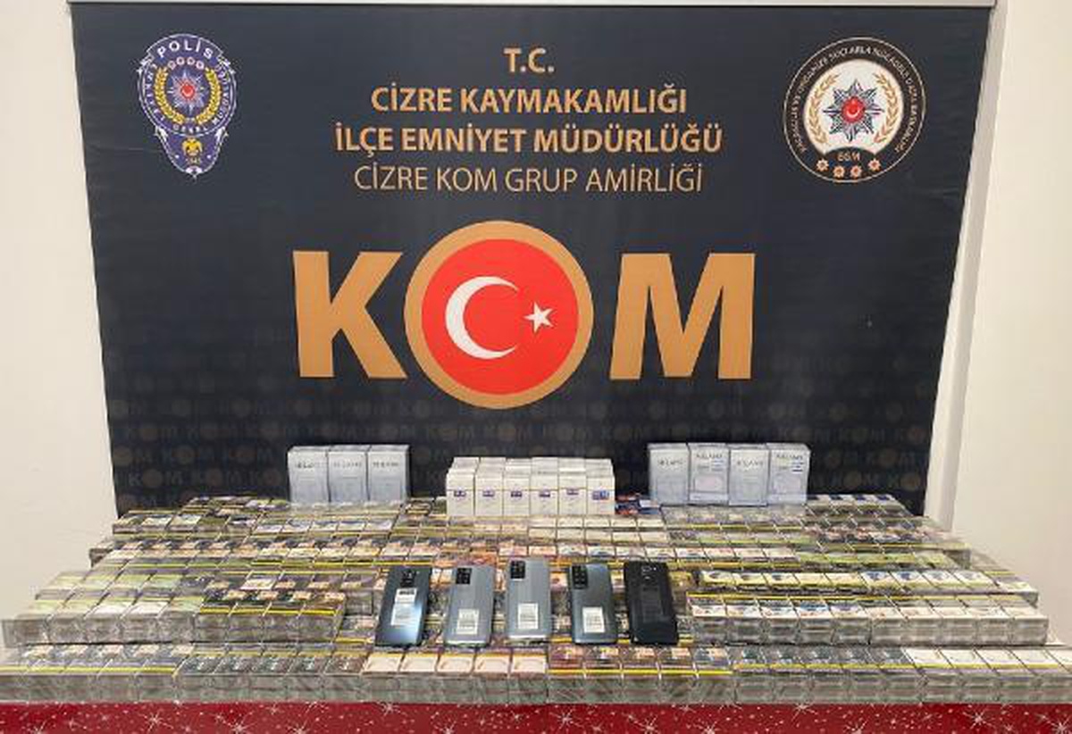 Şırnak\'ta asayiş ve kaçakçılık operasyonu: 55 gözaltı