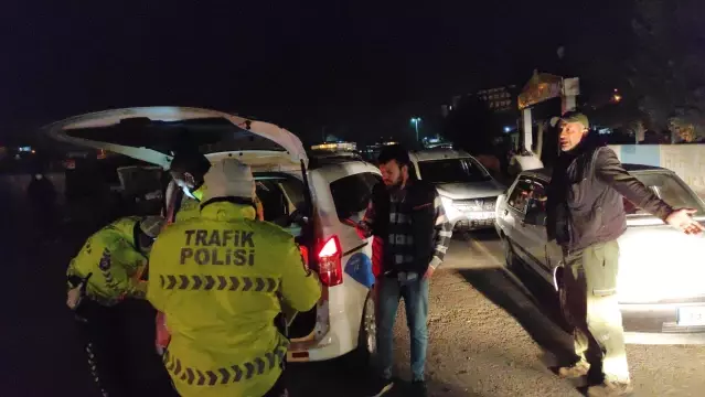 Tekirdağ'da polisin dur ihtarına uymayıp kaçan alkollü sürücü yakalandı