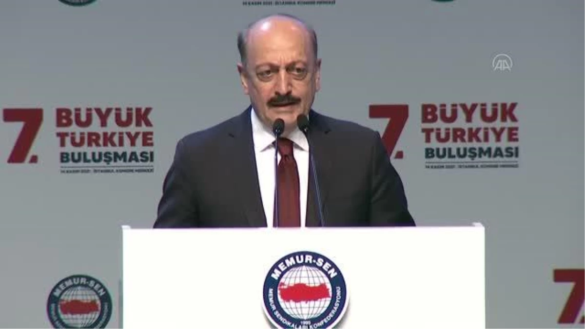 (TEKRAR) İSTANBUL - Çalışma ve Sosyal Güvenlik Bakanı Vedat Bilgin\'den 3600 Ek Gösterge açıklaması