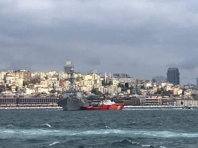 ABD askerleri Boğaz'dan geçtikleri sırada İstanbul'a hayran kaldı