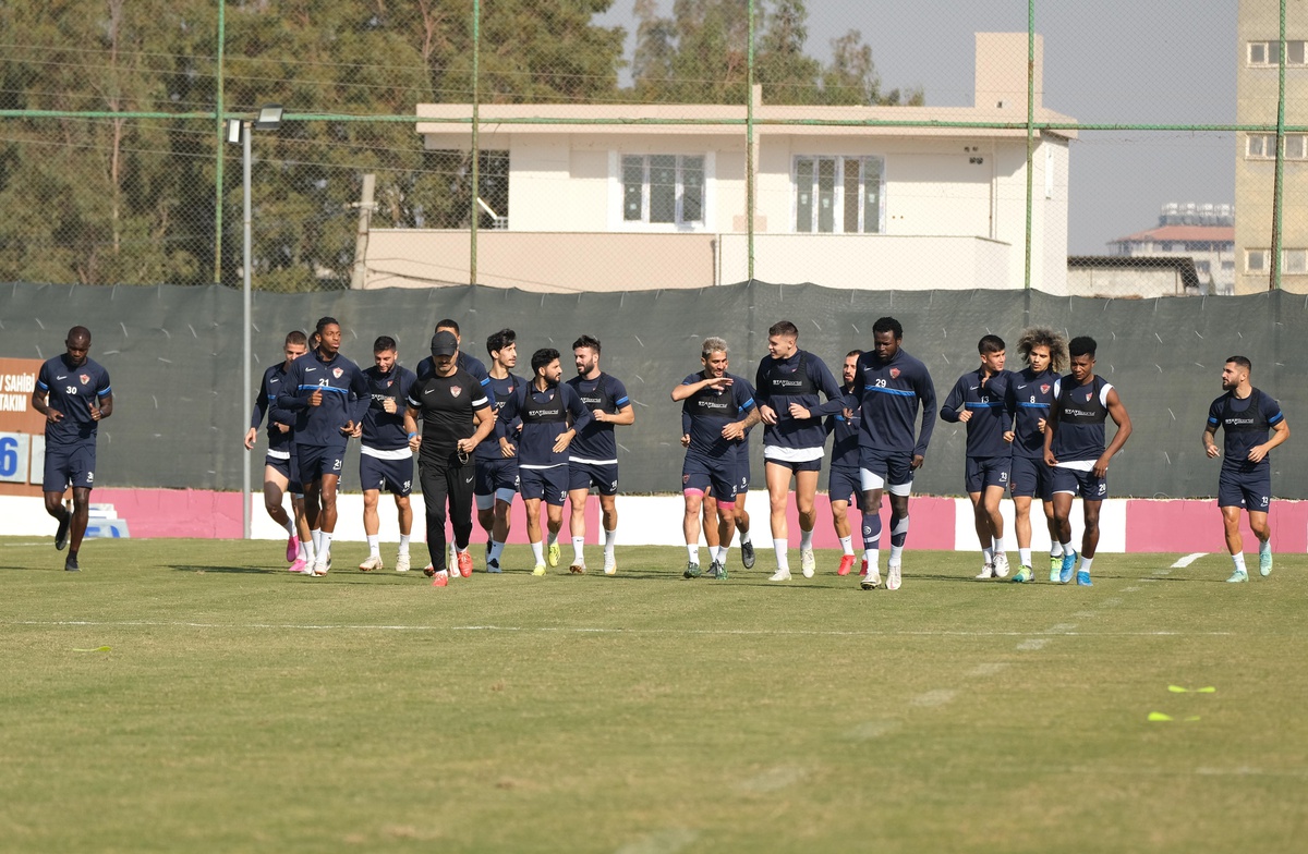 Hatayspor Antalyaspor maçının hazırlıklarını sürdürdü