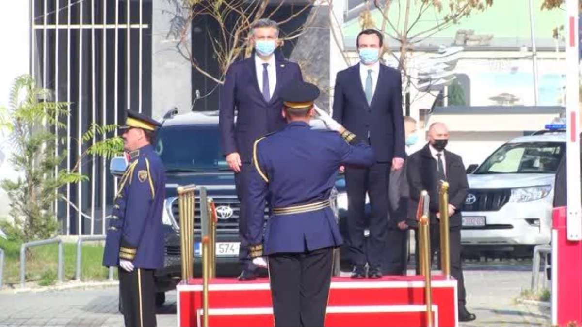 Son dakika haberleri... Hırvatistan Başbakanı Plenkovic Kosova\'yı ziyaret etti