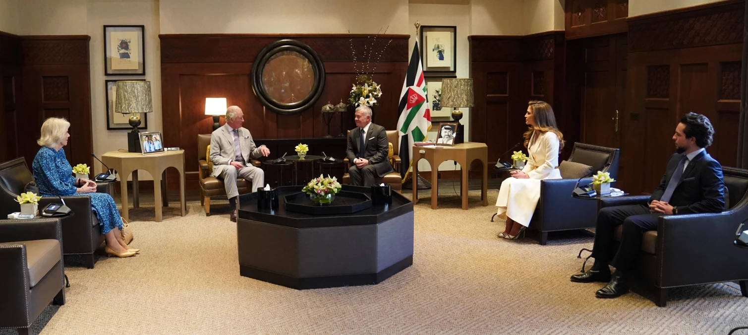 Ürdün Kralı 2. Abdullah, Amman\'da İngiltere Veliaht Prensi Charles ile görüştü