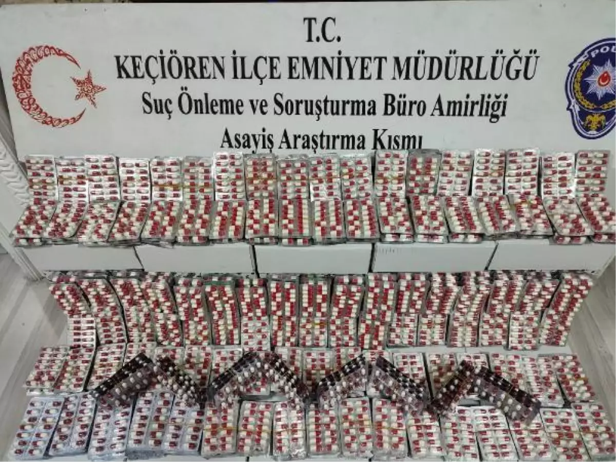 Ankara\'da 3 kişi, 7 bin uyuşturucu hapla yakalandı