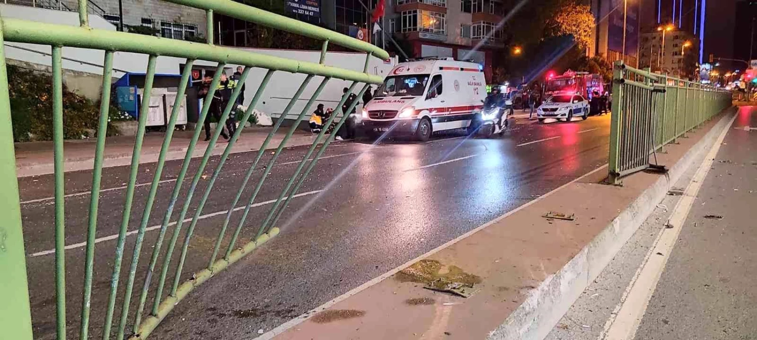 Son dakika haber! Beşiktaş\'ta korkunç kaza: 2 yaralı
