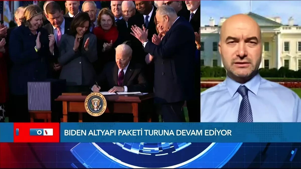 Biden 1 Trilyon Dolarlık Altyapı Tasarısını İmzaladı