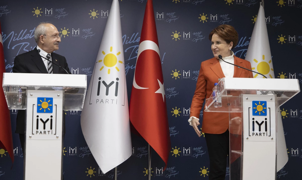 CHP Genel Başkanı Kılıçdaroğlu, İYİ Parti Genel Başkanı Akşener\'i ziyaret etti