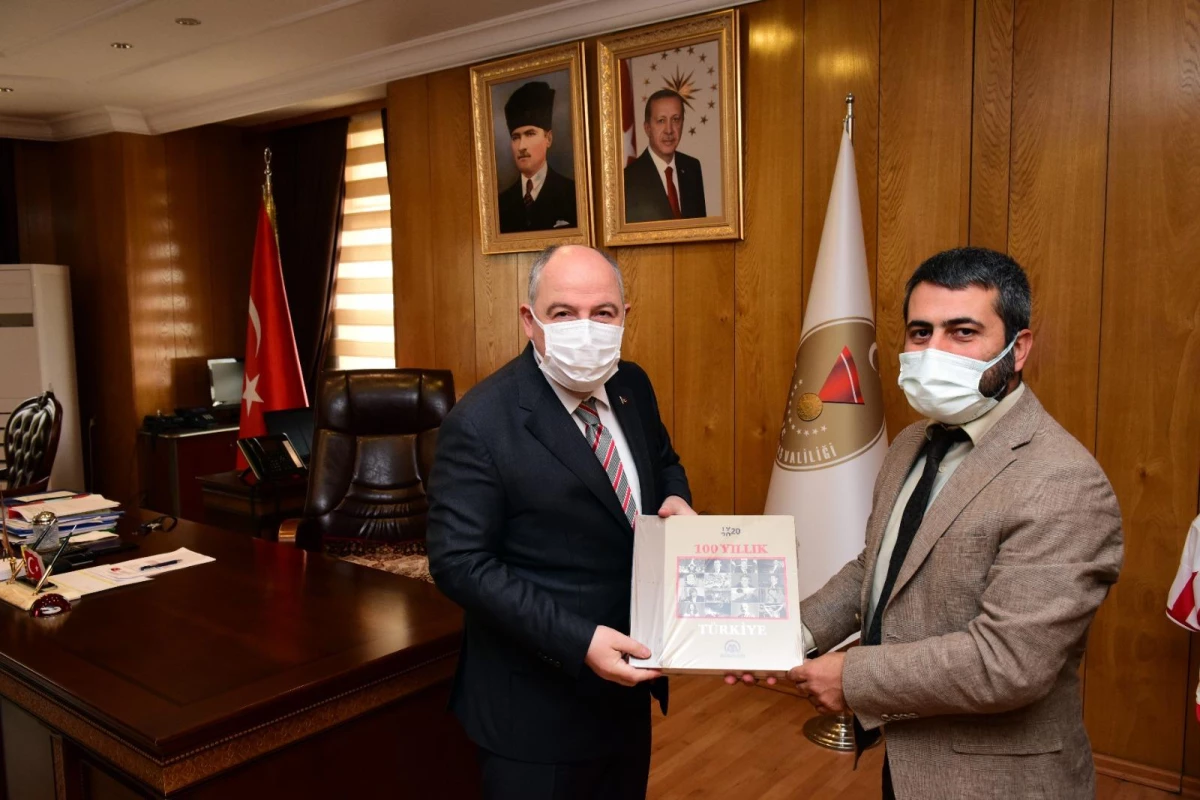Kahramanmaraş Valisi Coşkun, AA Gaziantep Bölge Müdürü Kocalar\'ı kabul etti