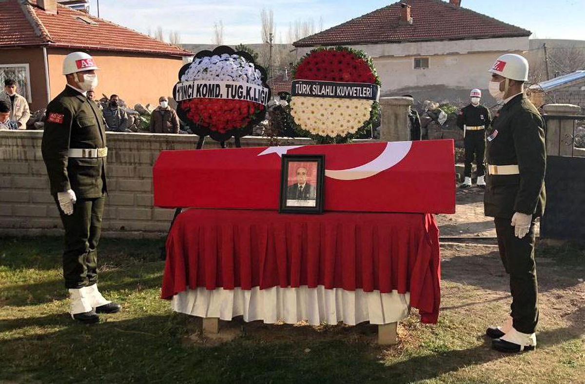 Kıbrıs gazisi son yolculuğuna uğurlandı