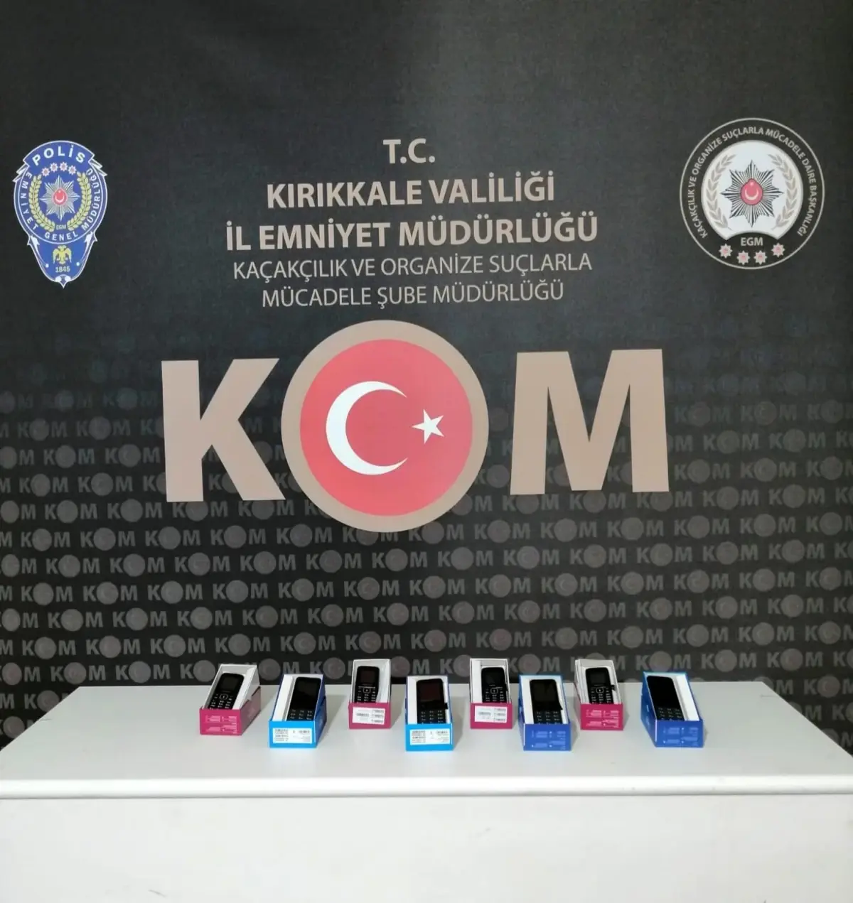 Kırıkkale\'de 8 adet kaçak cep telefonu ele geçirildi