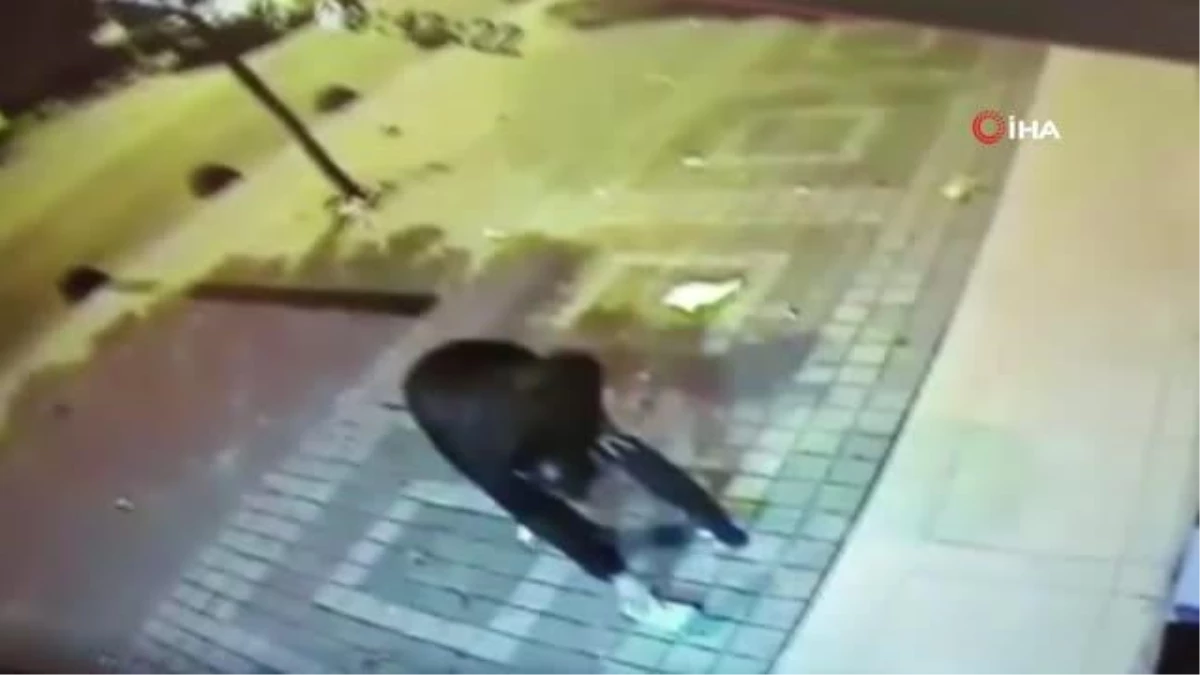 ATM\'lere parke taşı fırlatıp zarar veren şahıs polise mukavemette bulundu