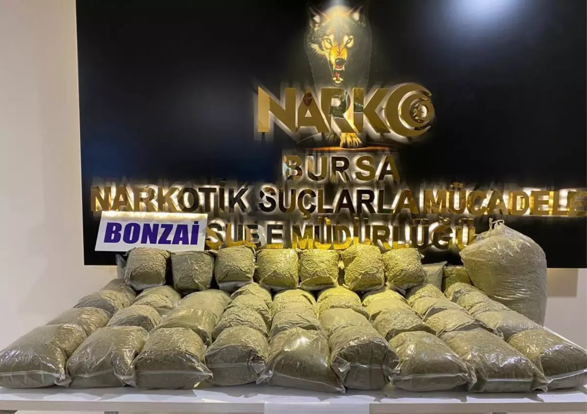 Bursa\'da 58 kilogram sentetik uyuşturucu ele geçirildi