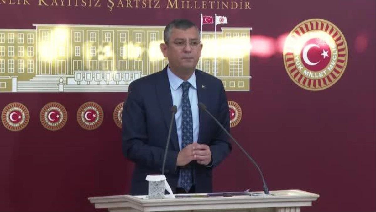 CHP Grup Başkanvekili Özel, gündemi değerlendirdi