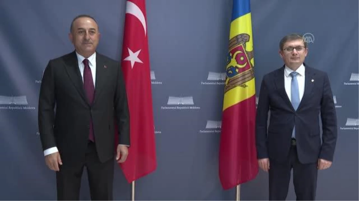 Dışişleri Bakanı Çavuşoğlu, Moldova Parlamento Başkanı Grosu ile görüştü