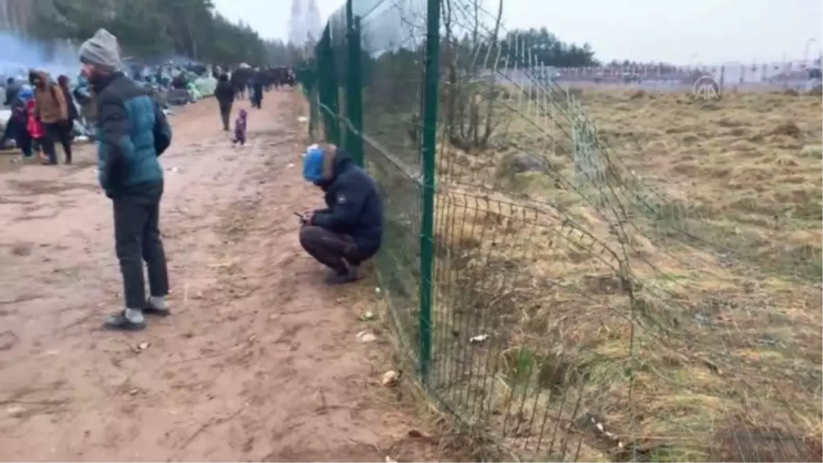 Düzensiz göçmenlerin Belarus-Polonya sınırındaki bekleyişi sürüyor