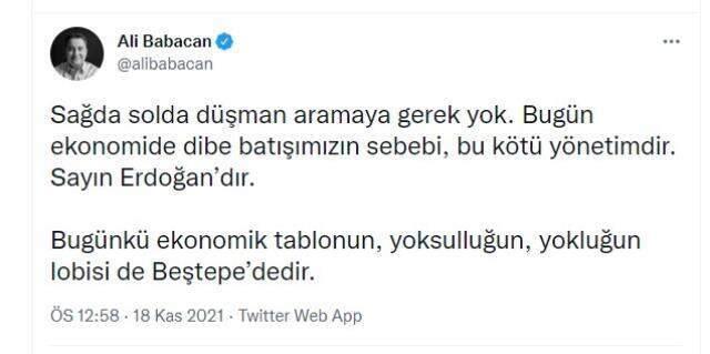 Kılıçdaroğlu 'Artık dur Erdoğan', Davutoğlu: Türkiye'deki yangına bak, Babacan: Batışın sebebi Erdoğan