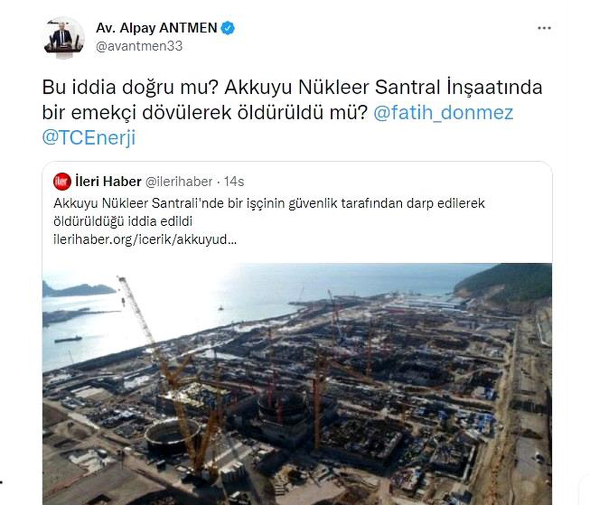 AK Parti\'li Özkan: "Akkuyu NGS ile ilgili iddialar tamamen asılsız"