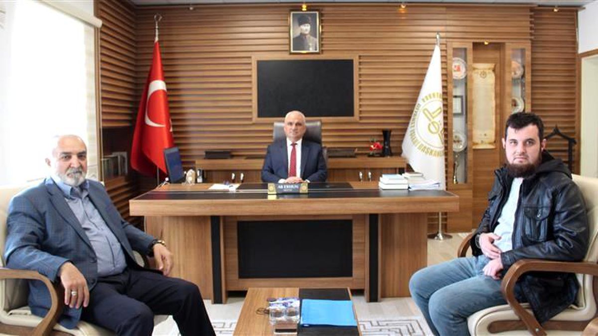Başkan Kepez\'den Müftü Erhun\'a ziyaret