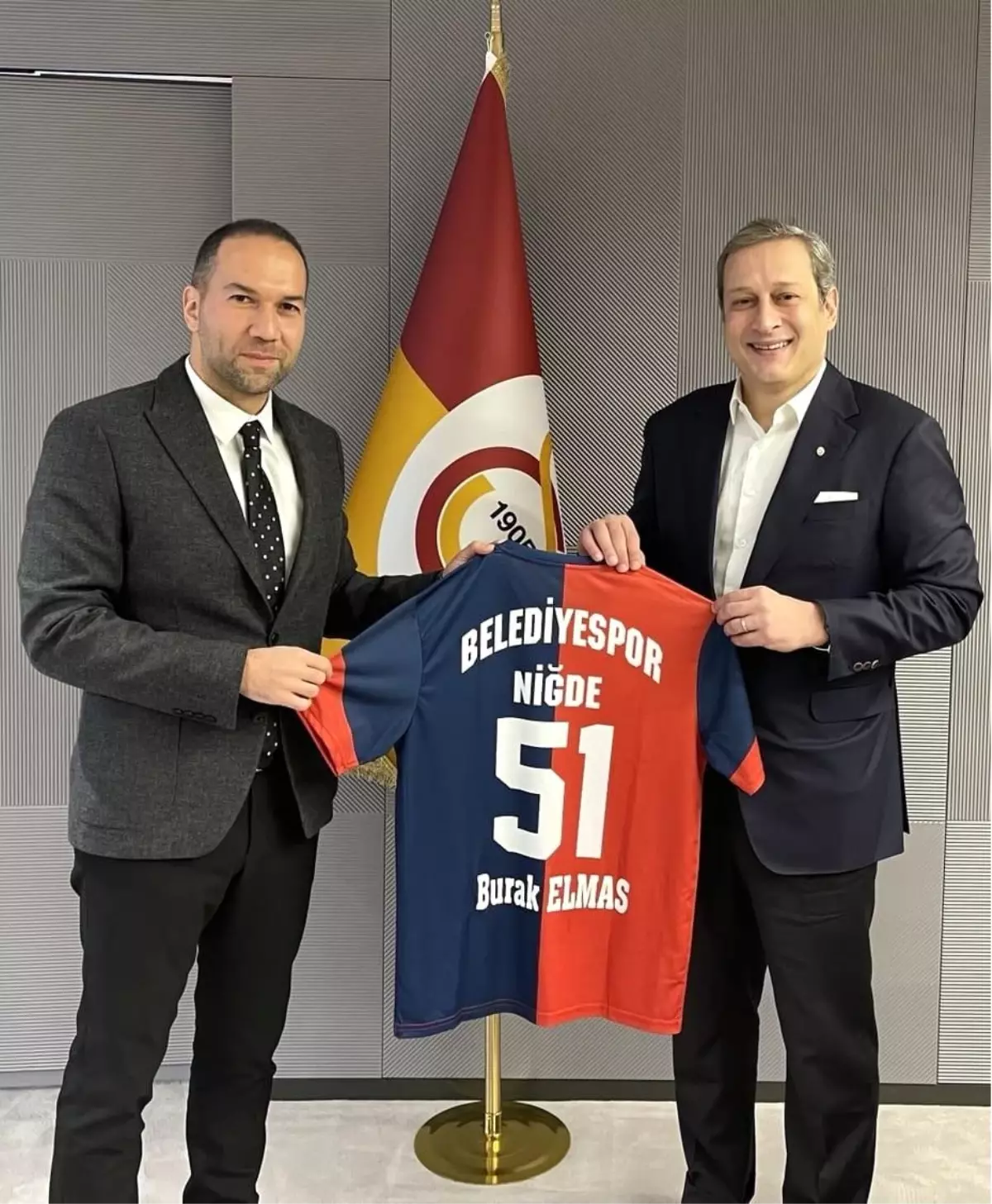 Başkan Özdemir, Galatasaray Başkanı Elmas ile görüştü