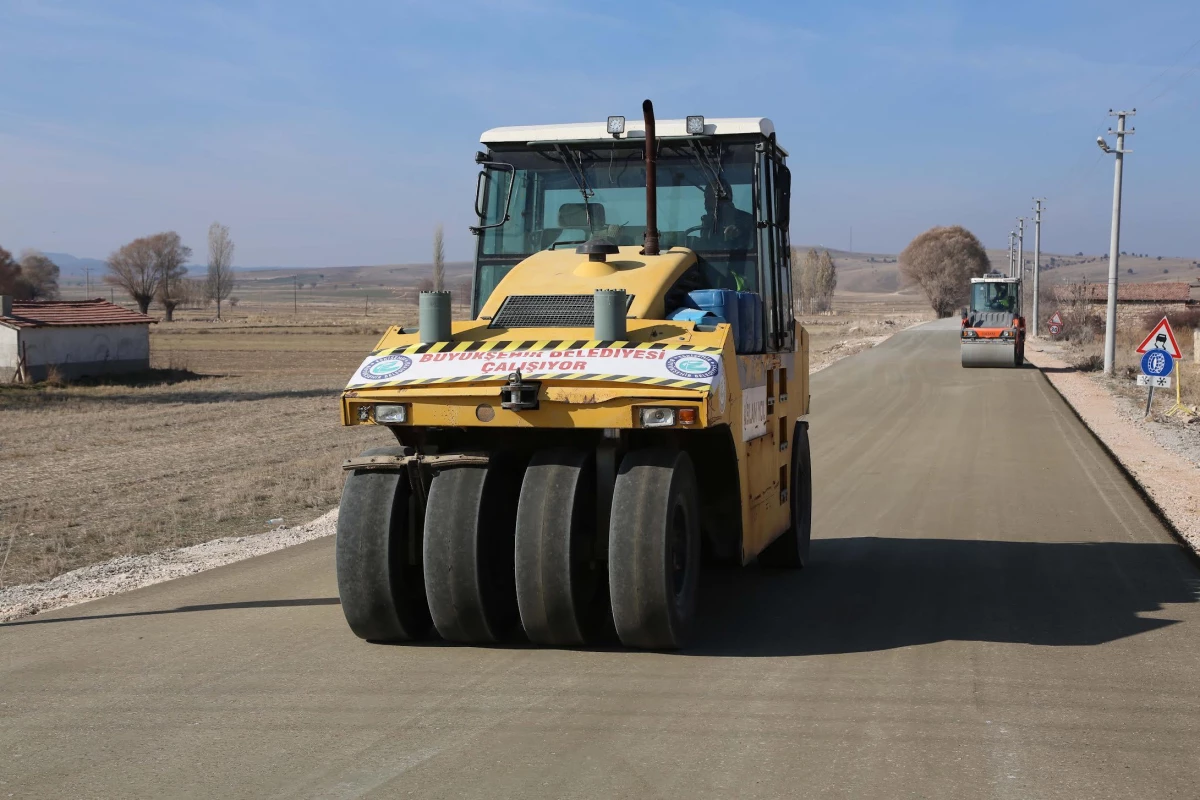 Beton yolda ikinci etap çalışması başladı!