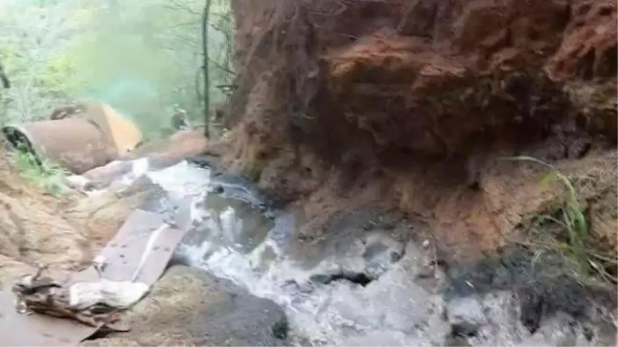 Bu akarsu bira gibi kokuyor: Alkol oranı 1,2